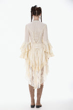 Load image into Gallery viewer, Steampunk Lace Flare-Sleeve Top TW684