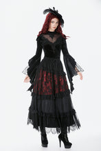 Load image into Gallery viewer, Gothic Velvet Lace High-Neck Top TW685
