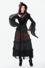 Load image into Gallery viewer, Gothic Velvet Lace High-Neck Top TW685