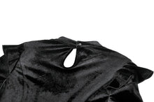 Load image into Gallery viewer, Gothic Velvet Lace High-Neck Top TW685