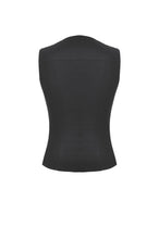 Load image into Gallery viewer, Dark Functional Style Metal Ring Strap Fitted Tank Top TW691