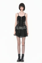 Load image into Gallery viewer, Key to Night - Gothic Punk Cami Top with Key Pendant TW692