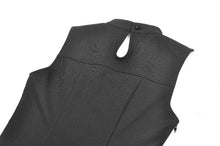 Load image into Gallery viewer, Iron Covenant - Punk Dark-Wear Vest with  Metallic Ring, Double Eyelet Lace-up TW699