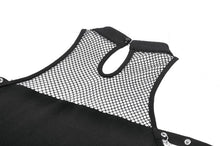 Load image into Gallery viewer, Dark Techwear Mesh Cut-out Cold-Shoulder Chain Cross Halter Top TW700