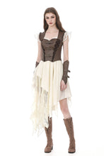 Load image into Gallery viewer, Steampunk Matte Leather Patchwork Lace Buckled Slim Cami Top TW704