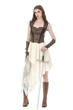 Load image into Gallery viewer, Steampunk Matte Leather Patchwork Lace Buckled Slim Cami Top TW704