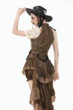Load image into Gallery viewer, Steampunk Utility Vest with Cargo Pockets VW023