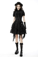 Load image into Gallery viewer, Gothic mini rucksack hanging off one shoulder ABG001