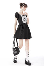 Load image into Gallery viewer, Black white adventures of little bear handbag ABG003