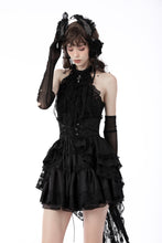 Load image into Gallery viewer, Gothic shredded spider neck tie ACK137