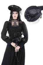 Load image into Gallery viewer, Gothic lady veil hat ACP001