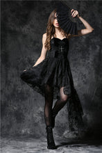 Load image into Gallery viewer, Black victorian retro royal fan AFN001 - Gothlolibeauty