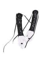 Load image into Gallery viewer, Gothic lace oversleeve with ribbon rope AGL002 - Gothlolibeauty