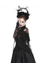 Load image into Gallery viewer, Gothic lace oversleeve with ribbon rope AGL002 - Gothlolibeauty