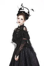 Load image into Gallery viewer, Gothic lace oversleeve with ribbon rope AGL002 - Gothlolibeauty