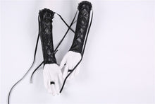 Load image into Gallery viewer, Gothic lace oversleeve with ribbon rope AGL002 - Gothlolibeauty