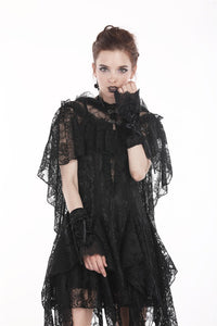 Gothic lacey short gloves AGL004 - Gothlolibeauty