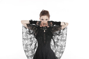 Gothic lacey short gloves AGL004 - Gothlolibeauty