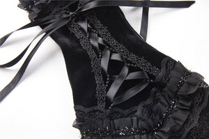Gothic lacey short gloves AGL004 - Gothlolibeauty