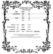 Load image into Gallery viewer, Black lolita lace gloves AGL005