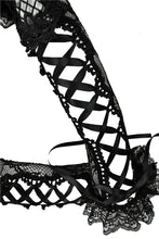 Load image into Gallery viewer, Gothic lace up lacey gloves AGL007