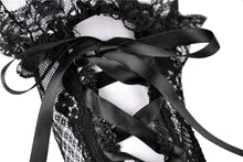 Load image into Gallery viewer, Gothic lace up lacey gloves AGL007
