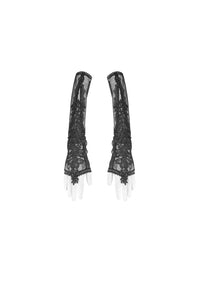Women's elegant sexy flower mesh gloves AGL014