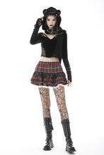 Load image into Gallery viewer, Punk metal warm wooly plaid cat claw gloves AGL016