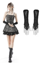 Load image into Gallery viewer, Punk sexy hook flower cobweb gloves AGL018