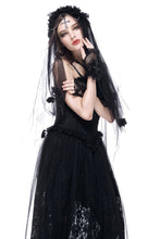 Load image into Gallery viewer, Gothic bride cross veil AHW004 - Gothlolibeauty