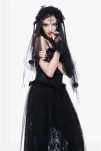 Load image into Gallery viewer, Gothic bride cross veil AHW004 - Gothlolibeauty