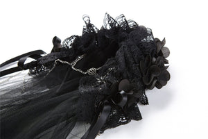 Gothic bride cross veil AHW004 - Gothlolibeauty