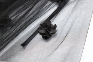 Gothic bride cross veil AHW004 - Gothlolibeauty
