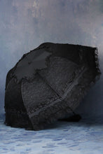 Load image into Gallery viewer, Lolita lace waterproof telescopic umbrella parasol AUM003 - Gothlolibeauty