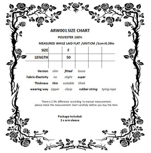 gothic lolita Crumple lace arm sleeve(price for one pair) ARW001
