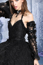 Load image into Gallery viewer, gothic lolita Crumple lace arm sleeve(price for one pair) ARW001 - Gothlolibeauty