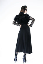 Load image into Gallery viewer, Gothic Black cape hearted shaped capelet BW043 - Gothlolibeauty