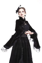 Load image into Gallery viewer, Gorgeous gothic horn sleeve velvet capelet BW049 - Gothlolibeauty