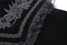 Load image into Gallery viewer, DARK IN LOVE Elegant gothic pattern collar velvet cape BW050 - Gothlolibeauty