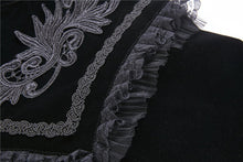 Load image into Gallery viewer, DARK IN LOVE Elegant gothic pattern collar velvet cape BW050 - Gothlolibeauty