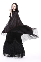 Load image into Gallery viewer, Gothic long cape gothic hooded cloak BW052 - Gothlolibeauty