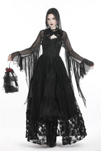Load image into Gallery viewer, Gothic witch mesh hooded cape BW065 - Gothlolibeauty