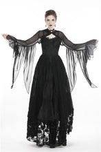 Load image into Gallery viewer, Gothic witch mesh hooded cape BW065 - Gothlolibeauty