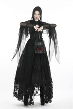 Load image into Gallery viewer, Gothic witch mesh hooded cape BW065 - Gothlolibeauty