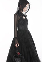 Load image into Gallery viewer, Gothic witch mesh hooded cape BW065 - Gothlolibeauty