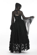 Load image into Gallery viewer, Gothic witch mesh hooded cape BW065 - Gothlolibeauty