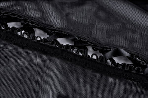 Gothic witch mesh hooded cape BW065 - Gothlolibeauty