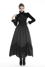 Load image into Gallery viewer, Gothic women Black fur cape  BW067 - Gothlolibeauty