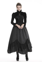 Load image into Gallery viewer, Gothic women Black fur cape  BW067 - Gothlolibeauty