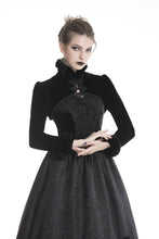 Load image into Gallery viewer, Gothic women Black fur cape  BW067 - Gothlolibeauty